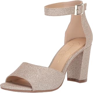 Jessica Simpson Women's Sherron Heeled Sandal, champagne, 42.5 UK