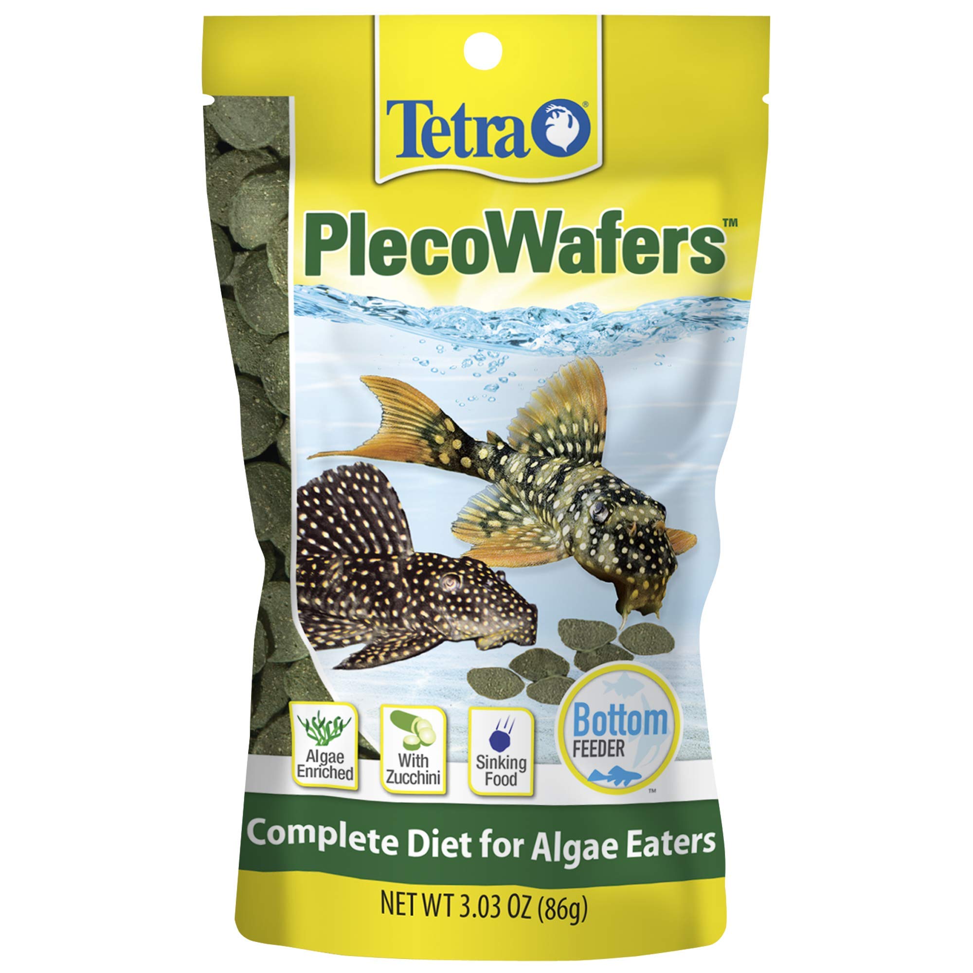 Tetra Pleco Wafers Complete Diet for Algae Eaters 86g