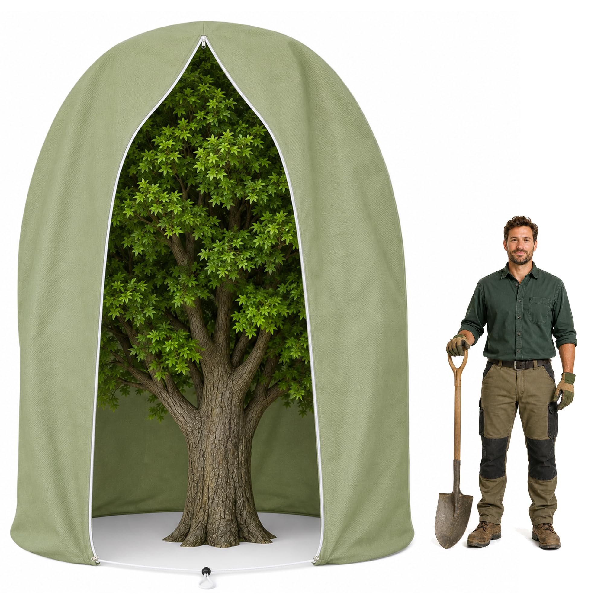 110" x 79" Large Plant Covers Freeze Protection, Thicken Plant Frost Cover | Hug