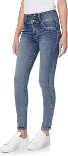 WallFlower Women's Sassy Skinny High-Rise Insta Soft Juniors Jeans (Standard and Plus) Jeans