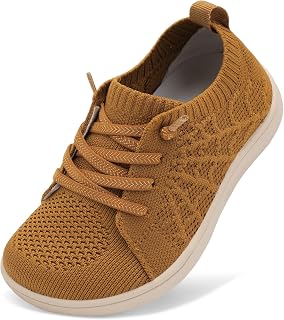 JOINFREE Toddler Shoes Girls Boys Wide Barefoot Shoes Minimalist Walking Sneakers Zero Drop Slip on Tennis Shoe Breathable Naturally Flexible