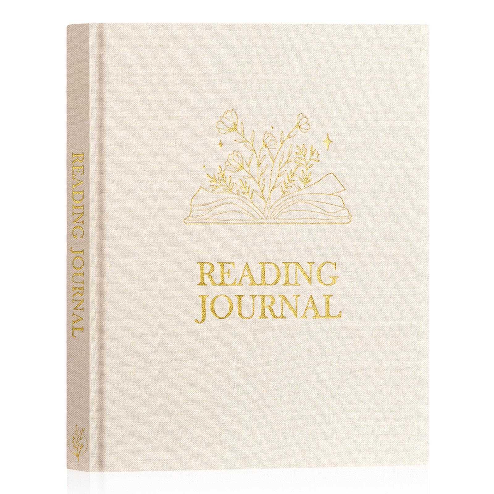 Lanpn Reading Book Journal for Book Lovers Readers, 158 Pages Linen Hardcover Bo