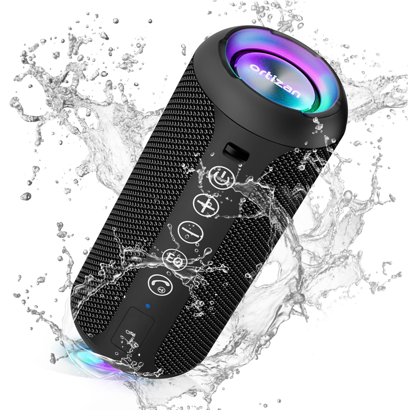 Ortizan X10 Portable Bluetooth Speaker (1st Gen), IPX7 Waterproof, Wireless | Bi