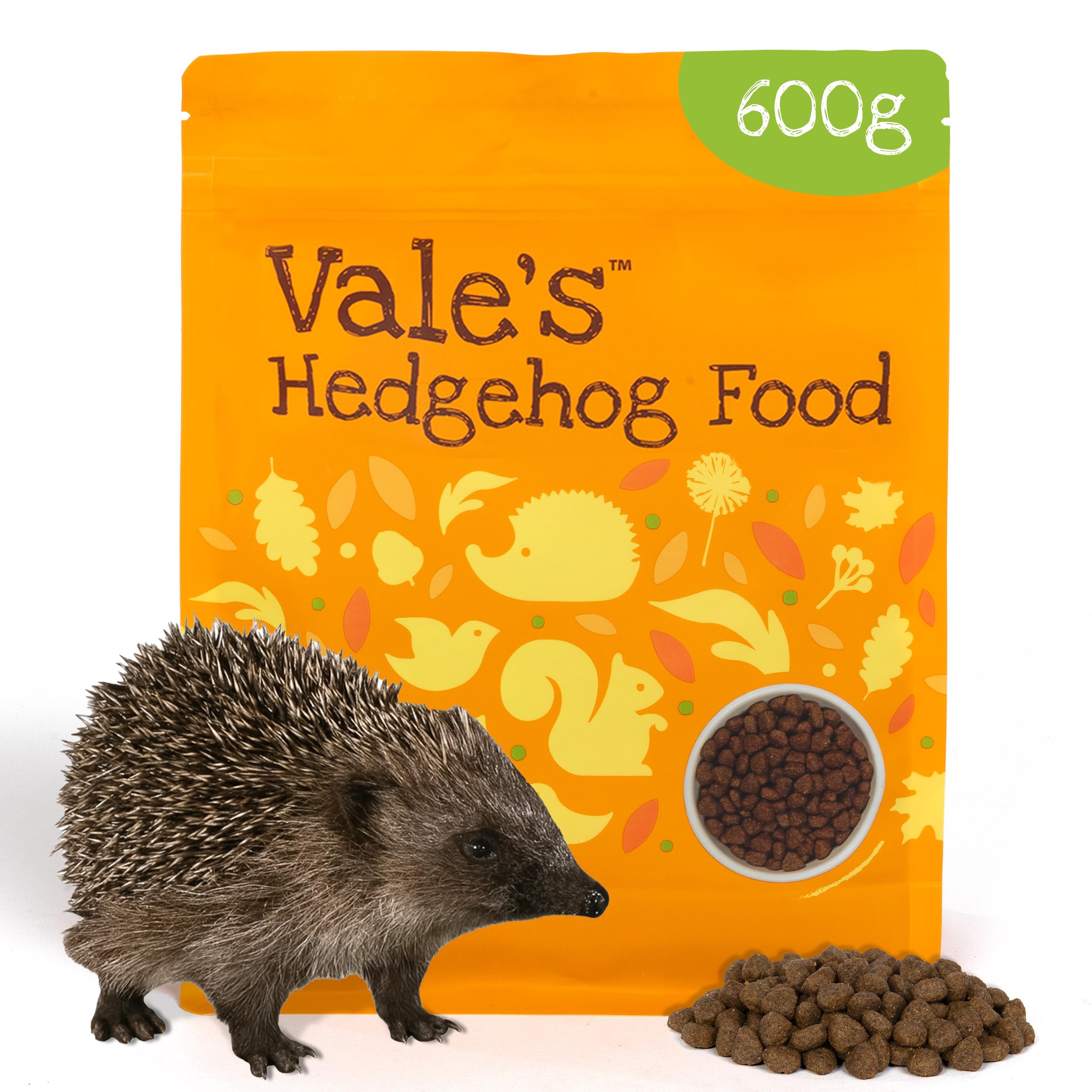 Vale’s™ Hedgehog Food – specially developed – used daily at Vale Wildlife Hospit