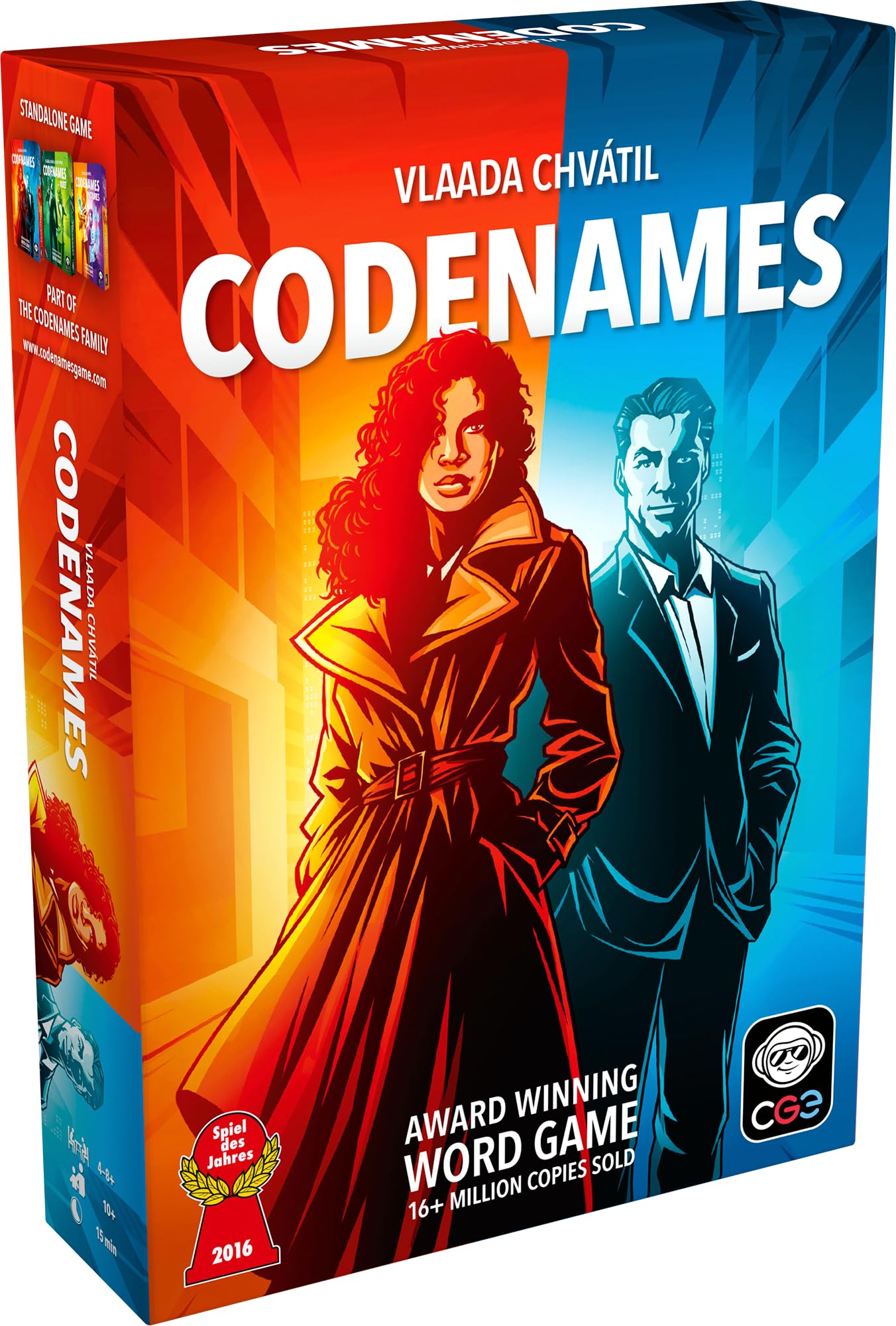 CGE Codenames Board Game (2nd Edition) | The Top Secret Word Association Party G