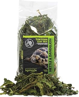 Komodo Tortoise Leaf Mix Nutrient Rich Vitamin Minerals Boost Nibbling 100g | Tortoise leaf & flower mix – dandelion helps digestion and detox, nutrient-rich vitamins and minerals