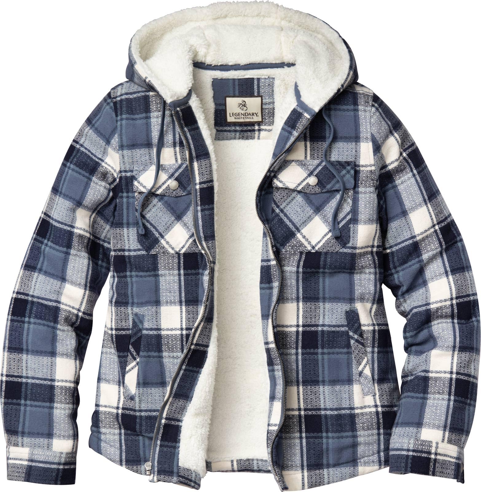 Legendary Whitetails womens Woodland Berber Lined Hooded Shirt JacketShirt Jacke