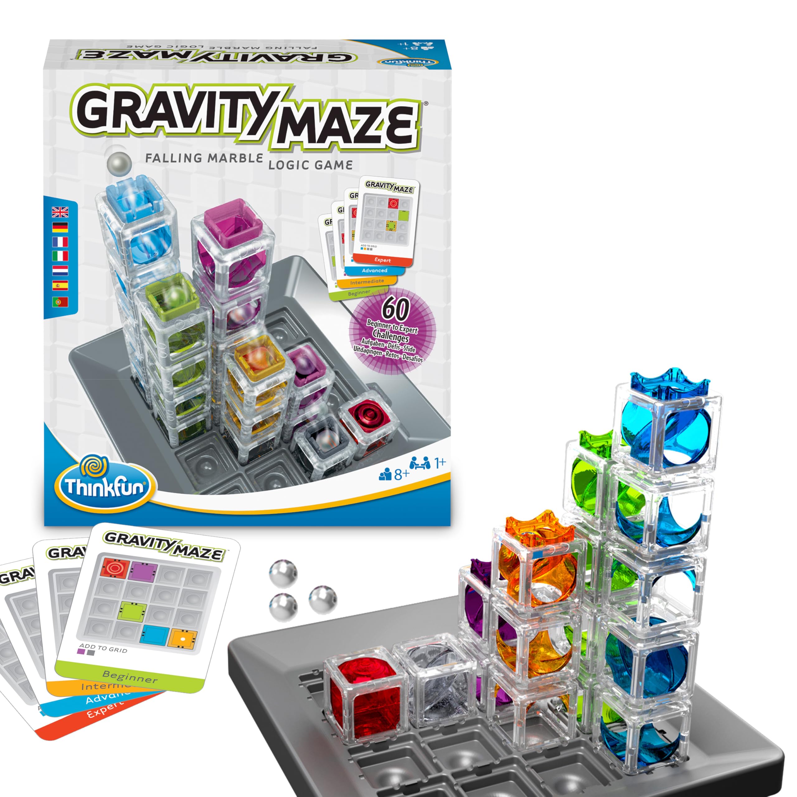 ThinkFun Gravity Maze Logic Game for Kids Age 8+
