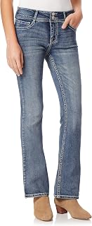WallFlower Women's Bling Bootcut Jeans, Luscious Curvy Fit