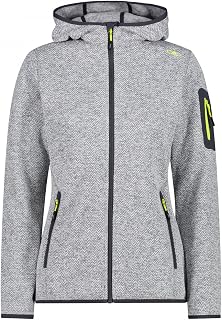 CMP Women's Knitted Tech Jacket with Fixed Hood