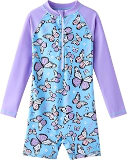 UMELOK Long Sleeve UV Protection One Piece Swimsuit
