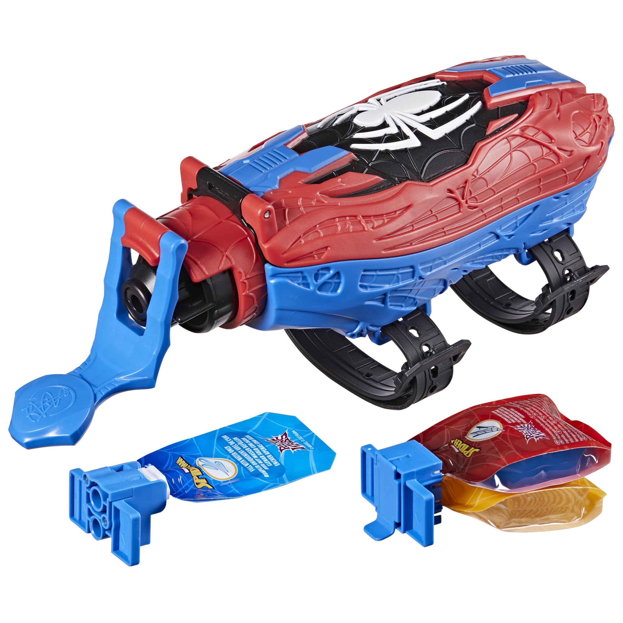 Marvel Spider-Man Real Webs Ultimate Web Blaster, 2-in-1 Role Play Toy, Super He