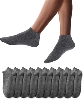 YouShow Trainer Socks Men Women 10/20 Pairs Short Socks Cotton