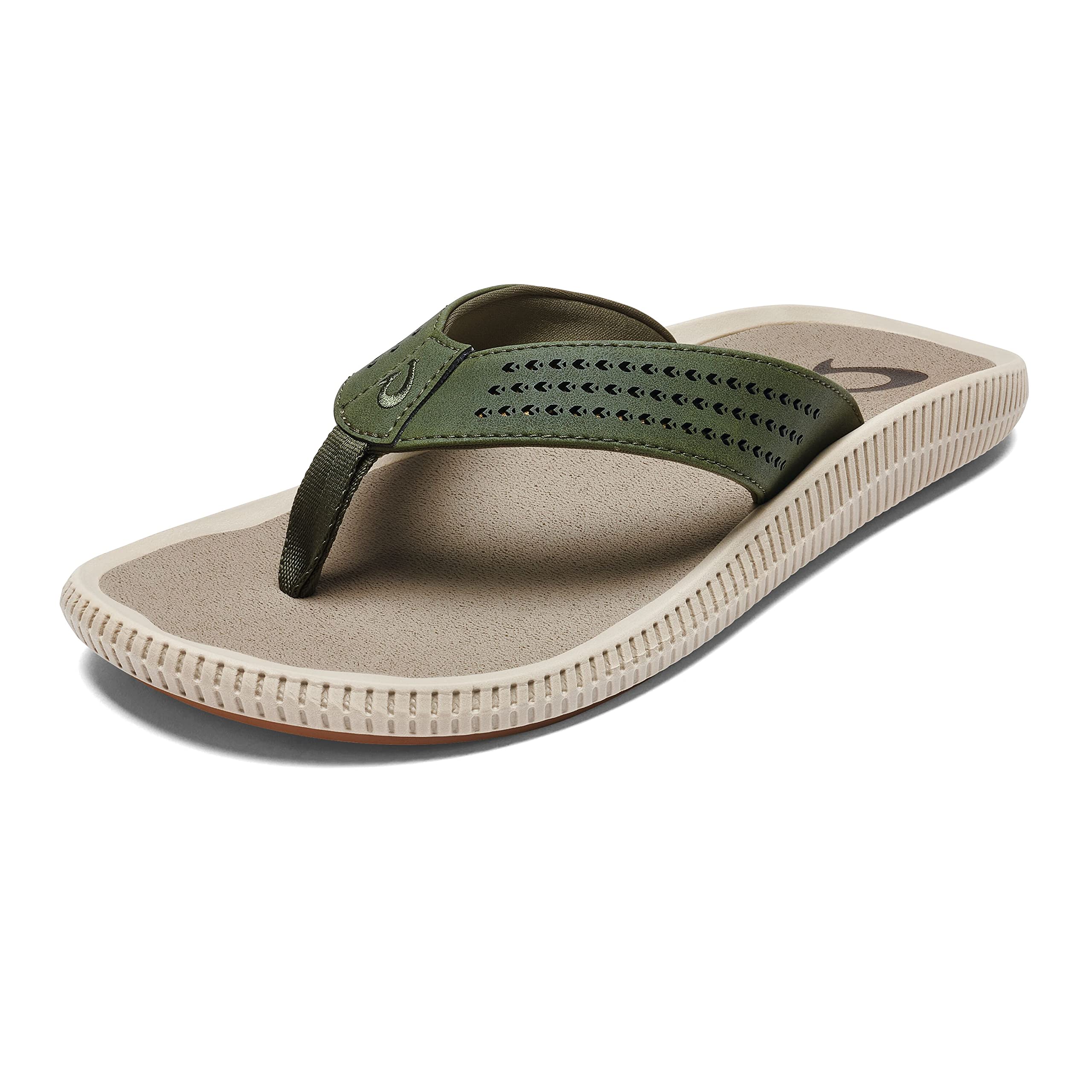 OluKai Ulele Men's Beach Sandals, Water Resistant Flip Flops