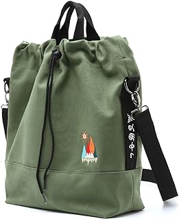 Togood Canvas Crossbody Bag for Women Tote Handbag Slouchy Shoulder Bag