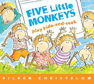 Five Little Monkeys Play Hide and Seek: A Mischievous Picture Book About Bedtime Counting for Kids (Ages 4-7) (A Five Little Monkeys Story, 92)