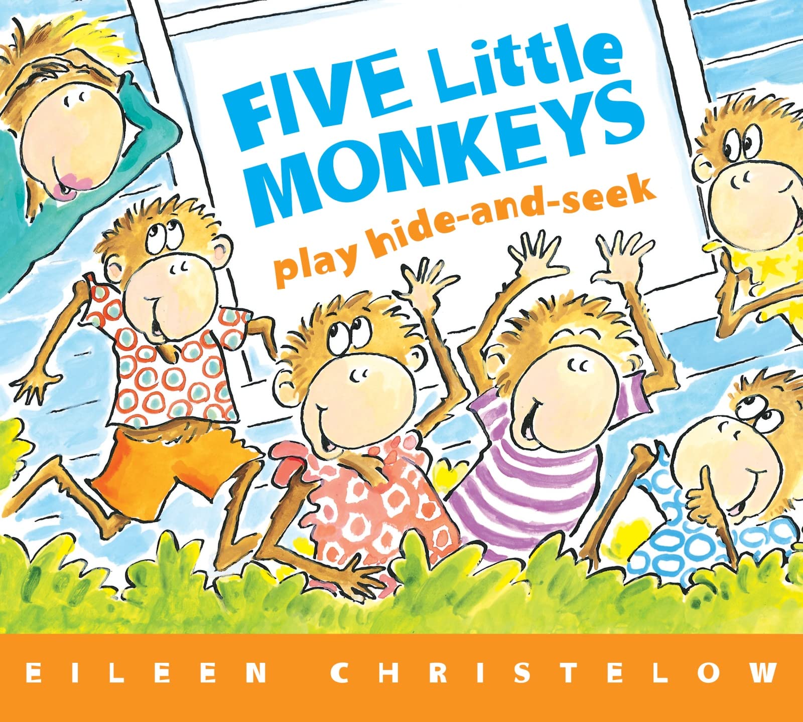 Five Little Monkeys Play Hide and Seek: A Mischievous Picture Book About Bedtime