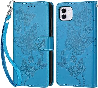 Case for iPhone 11 Cover, Butterfly Blue