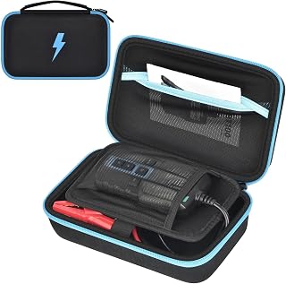 Case for TOPDON BT100/BT200 Battery Tester 100-2000CCA, Automotive Alternator Tester, Car Battery Tester 24V 12V Load Tester, Dual Model Fit, Digital Auto Battery Analyzer Holder Only - Black