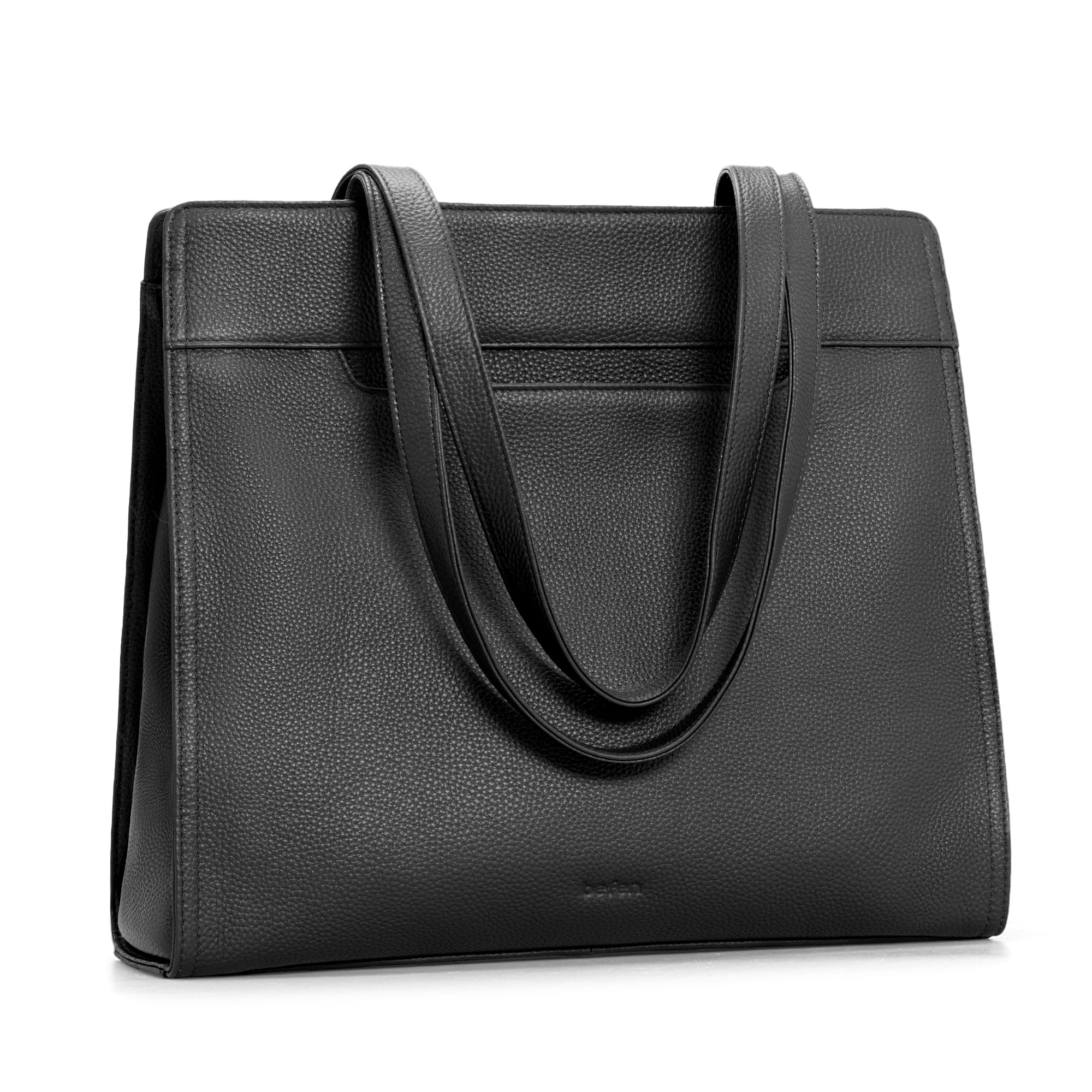 befen Ladies Genuine Leather Shoulder Bag Business Ladies Handbag with Compartme