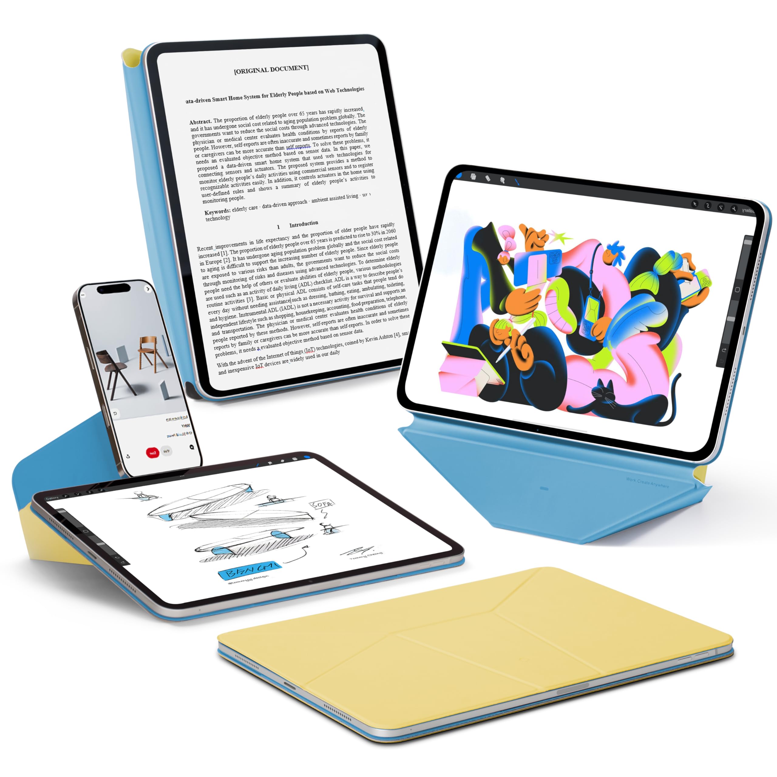 MOFT [Official Direct Store] Dynamic Folio iPad Pro 11-inch Case (4th/3rd/2nd Ge
