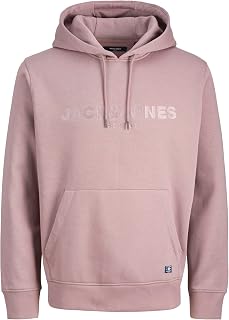 JACK & JONES Men's Jprbluloyal Sweat Hood Prau25