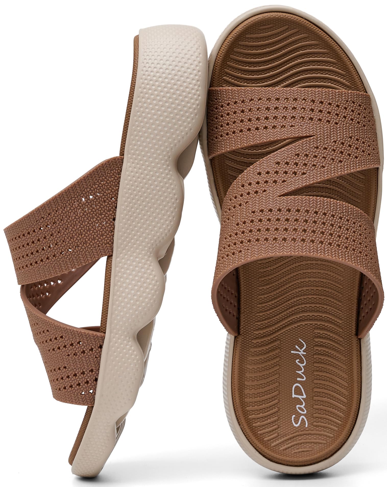 Womens Beach Sandals Slip On Non Slip Pool Lightweight Slides