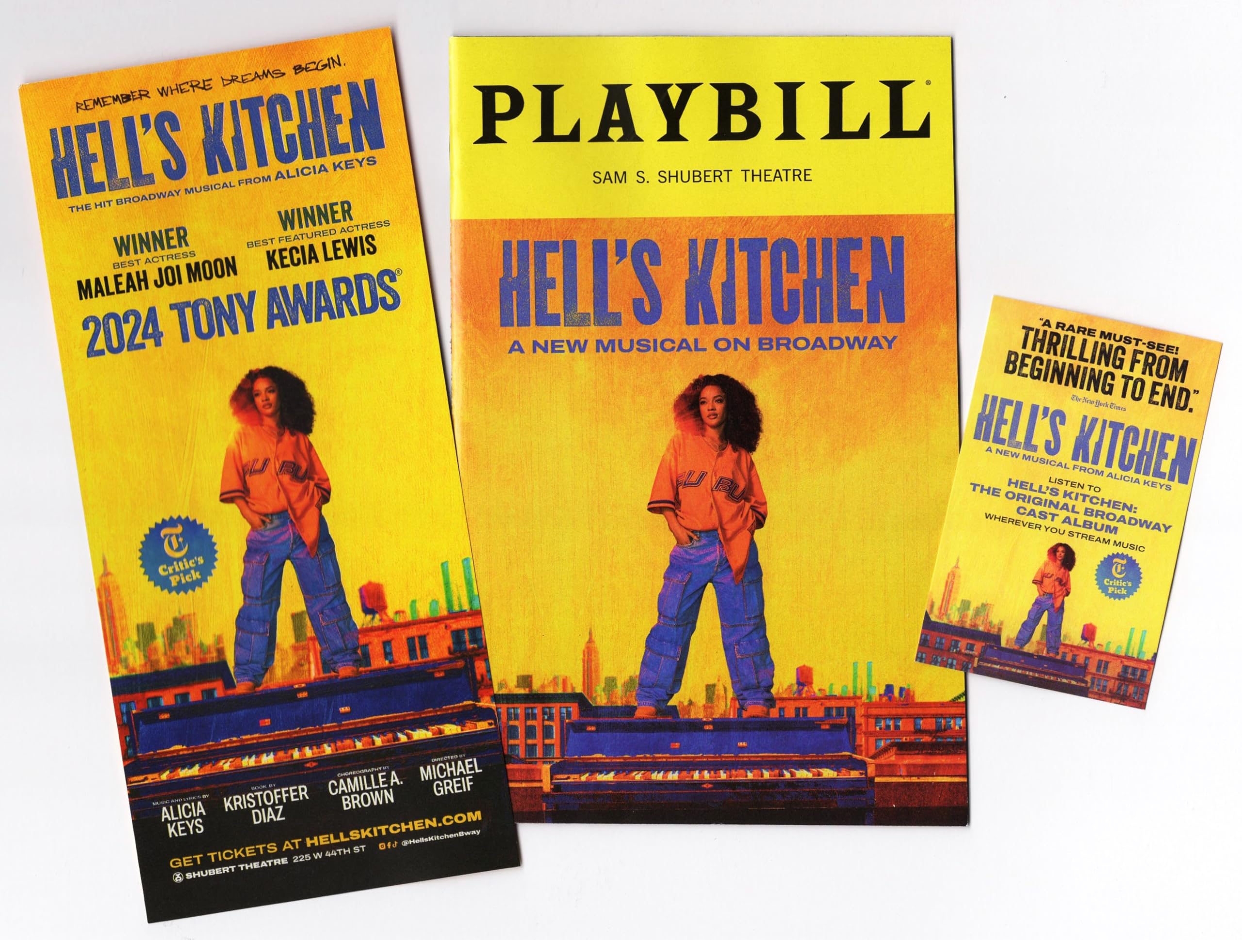 Alicia Keys "HELL'S KITCHEN" Maleah Joi Moon/Kecia Lewis/Brandon Victor Dixon/Je