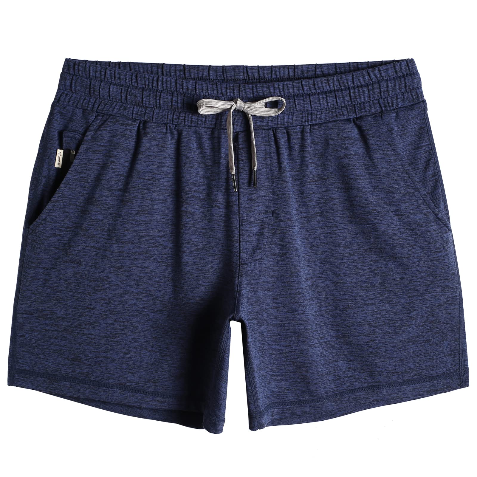 maamgic Mens Workout Shorts 5" Soft Stretch Running Gym Athletic Shorts