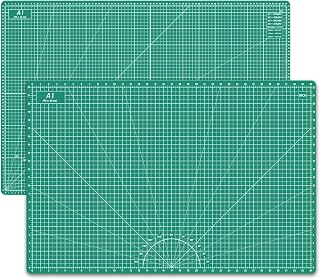 Headley Tools Thickened 24 x 36 Inch Self Healing Sewing Cutting Mat, A1 Rotary Cutting Sewing Mat for Crafts, Double Sided 5-Ply Table Cutting Board for Fabric Quilting Leather Hobby, (Green)