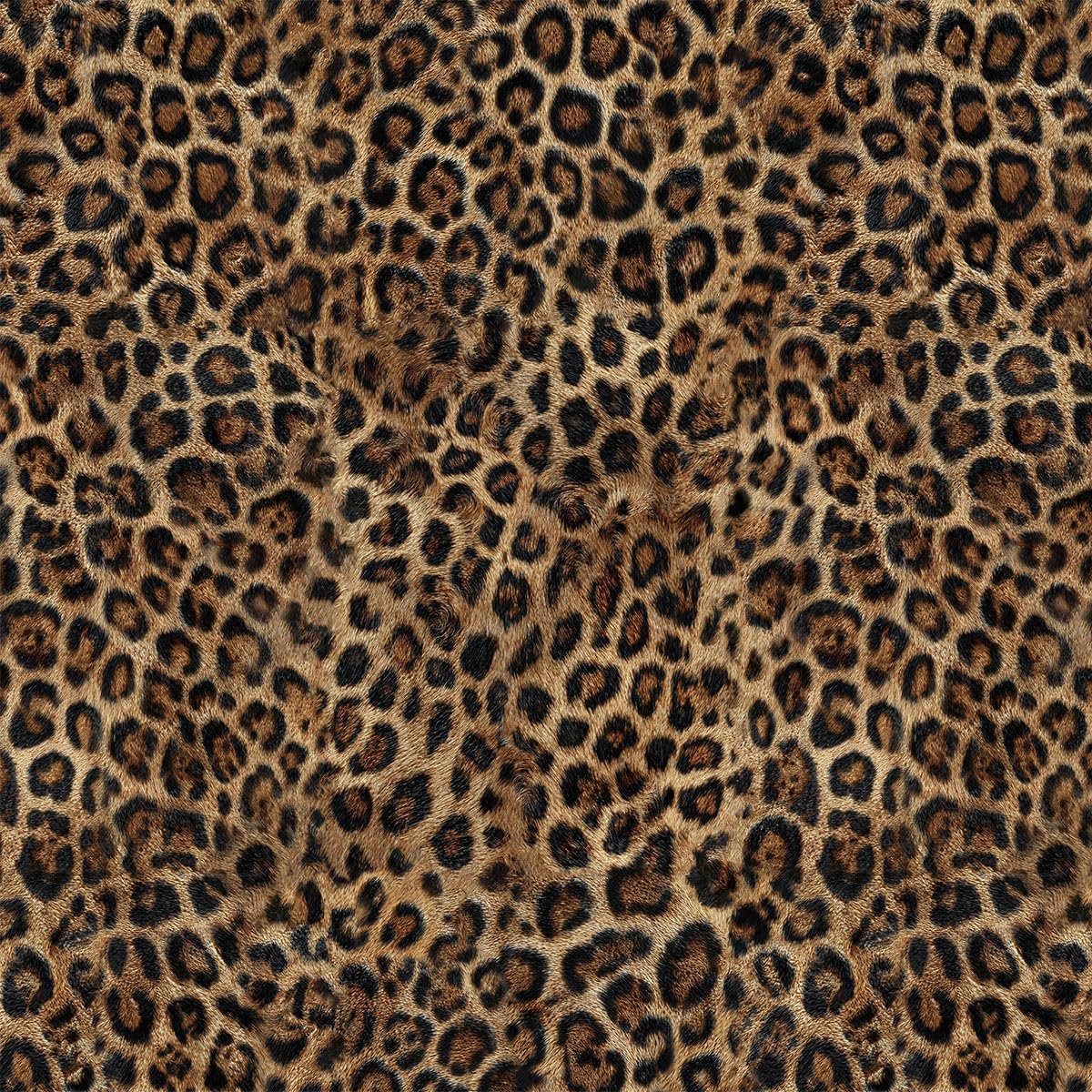 Okydoky Brown Leopard Print Peel and Stick Wallpaper 17.3"x118" | Cheetah Print 