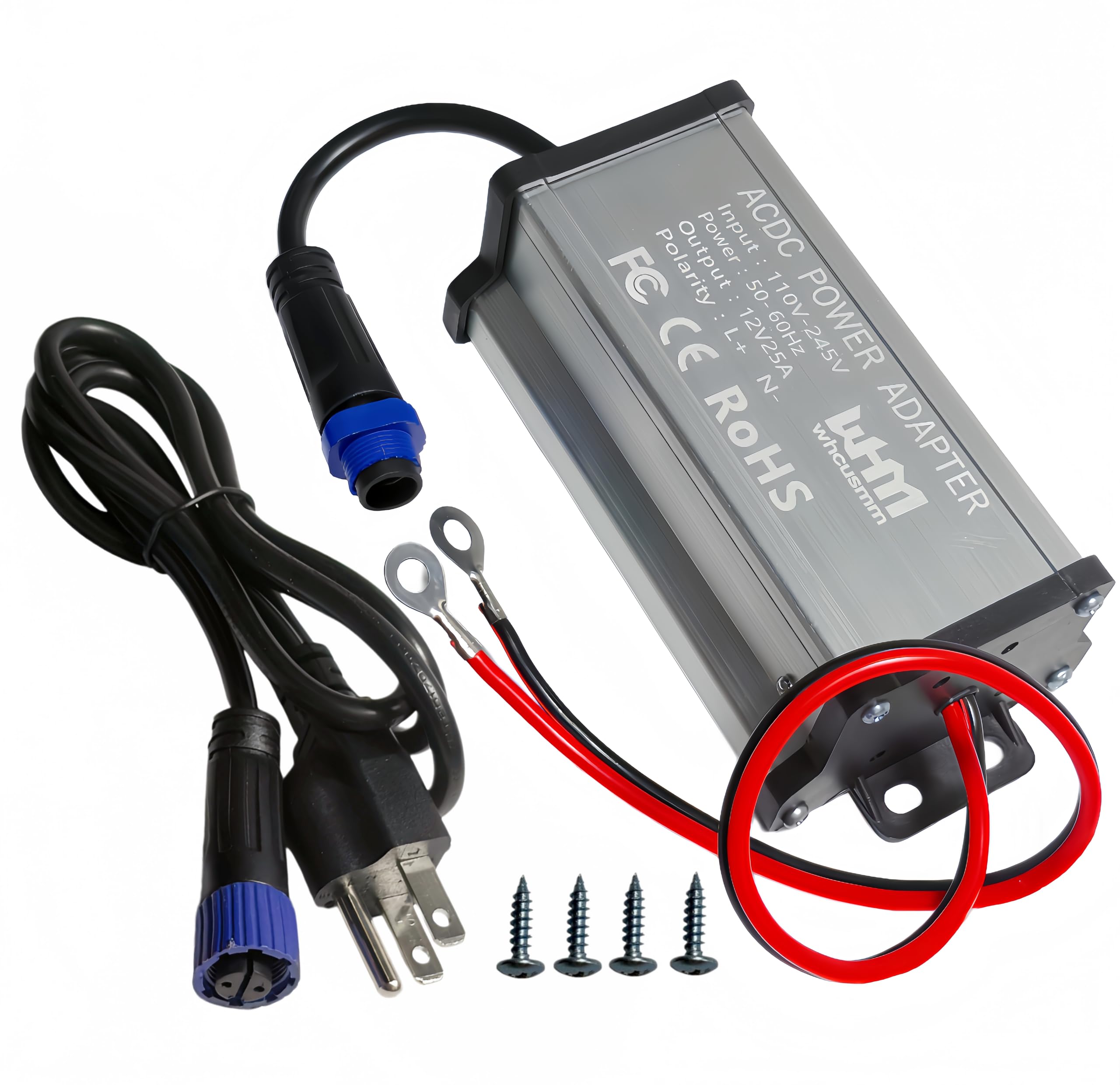 110-245V to 12V AC DC Converter for 3KW 5KW 8KW Diesel Parking Air Heater | Alum