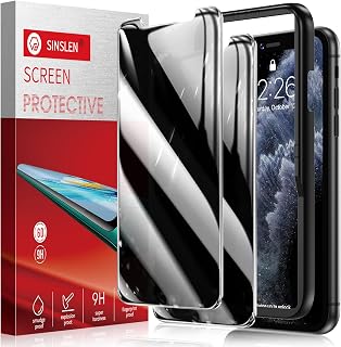 2Pack Privacy Screen Protector for iPhone 12 pro max Anti-Spy Tempered Glass Film 9H Hardness Easy Installation Bubble Free [6.7 inch]