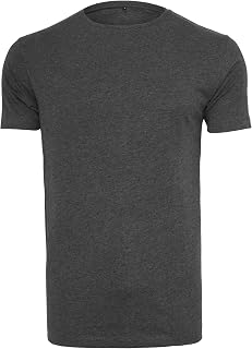 Build Your Brand Light Round Neck Men's T-Shirt