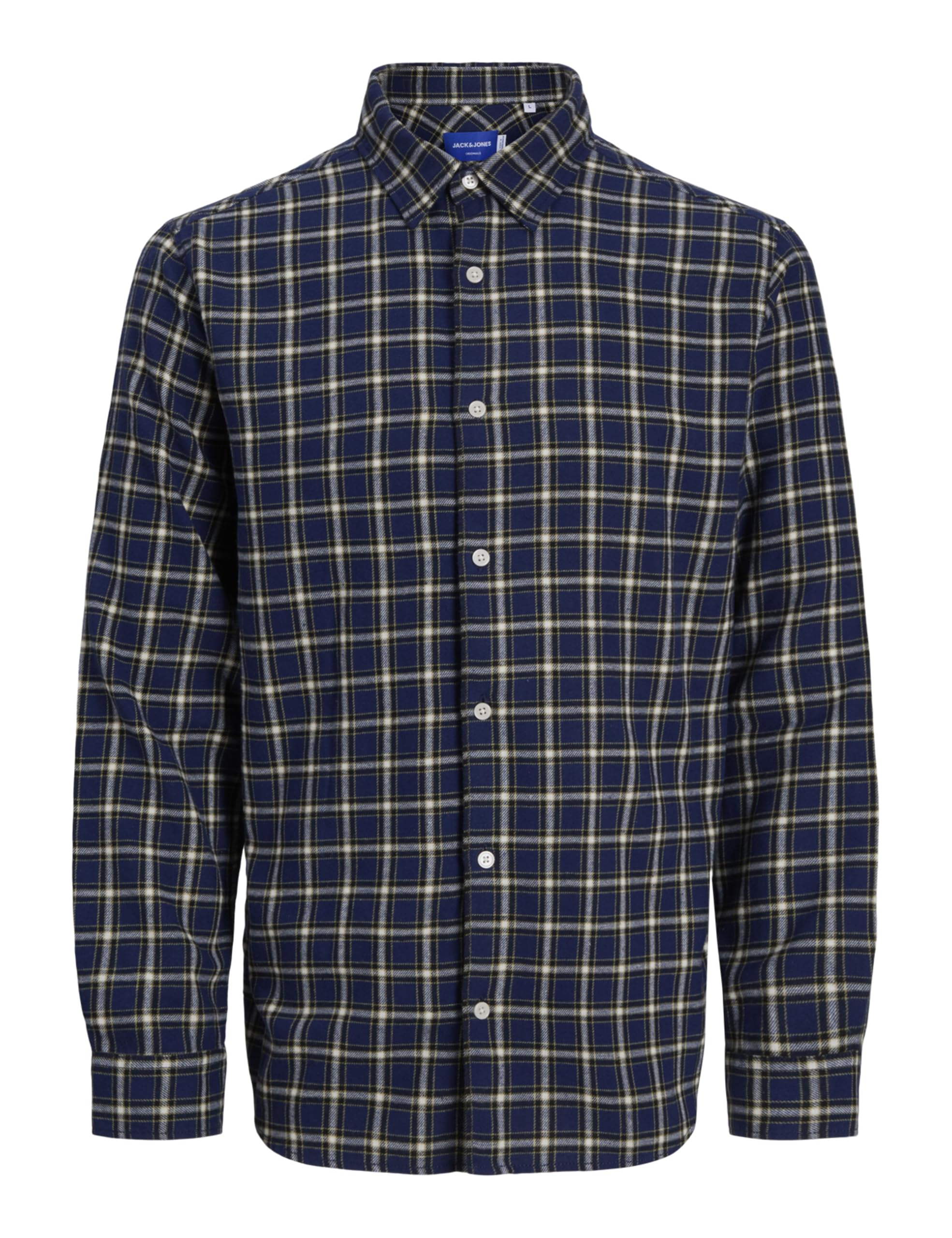 JACK & JONES Jorjoshua Flannel Check Shirt LS Long Sleeve Shirt for Men
