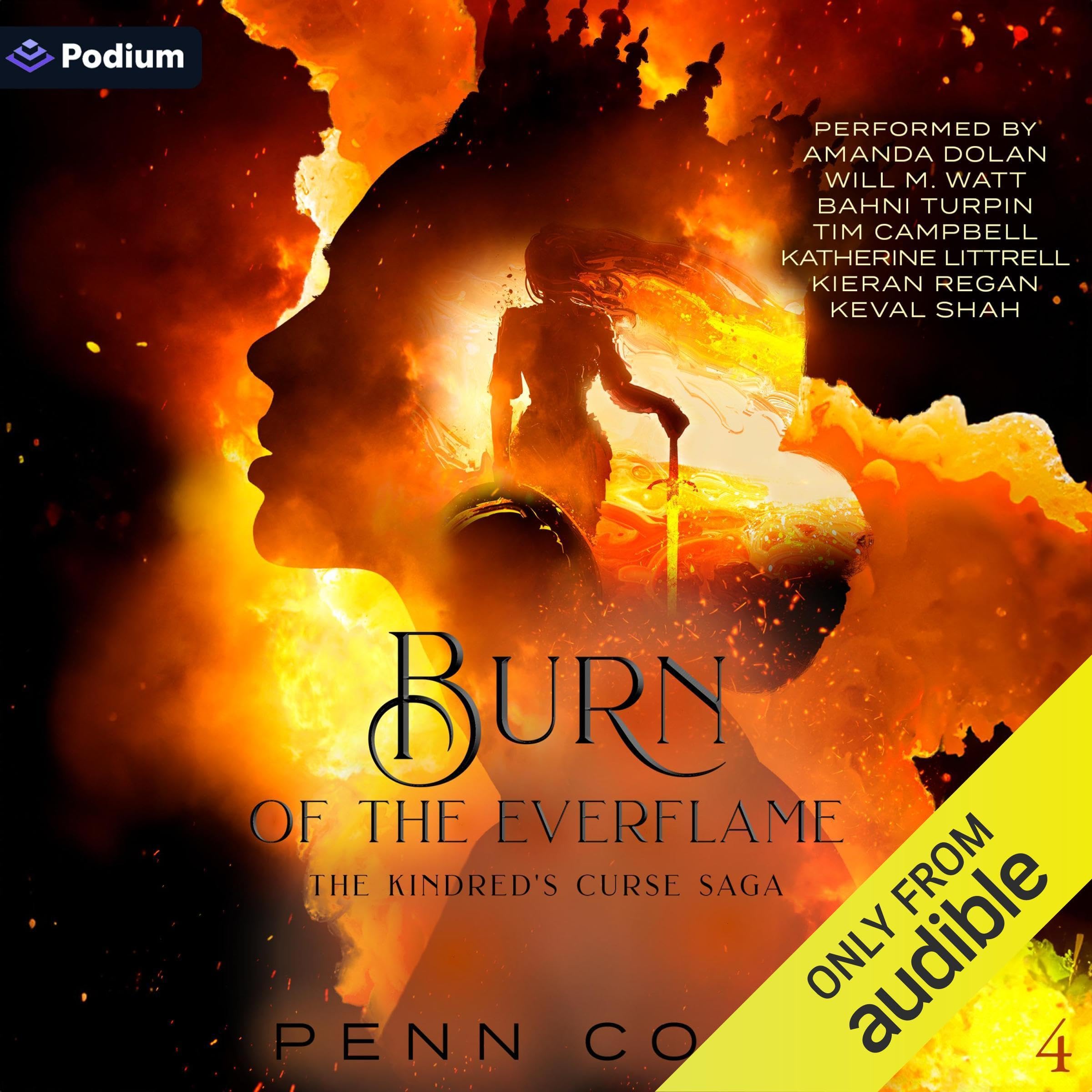 Burn of the Everflame: The Kindred's Curse Saga, Book 4