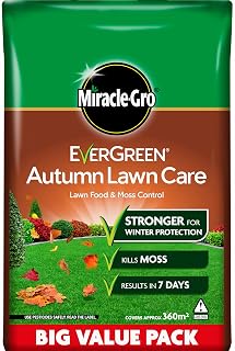 Miracle-Gro Autumn Lawn Care, Lawn Food & Moss Control, 360 m2