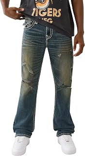 True Religion Men's Ricky Super T Straight Leg Jeans - Stretch Denim