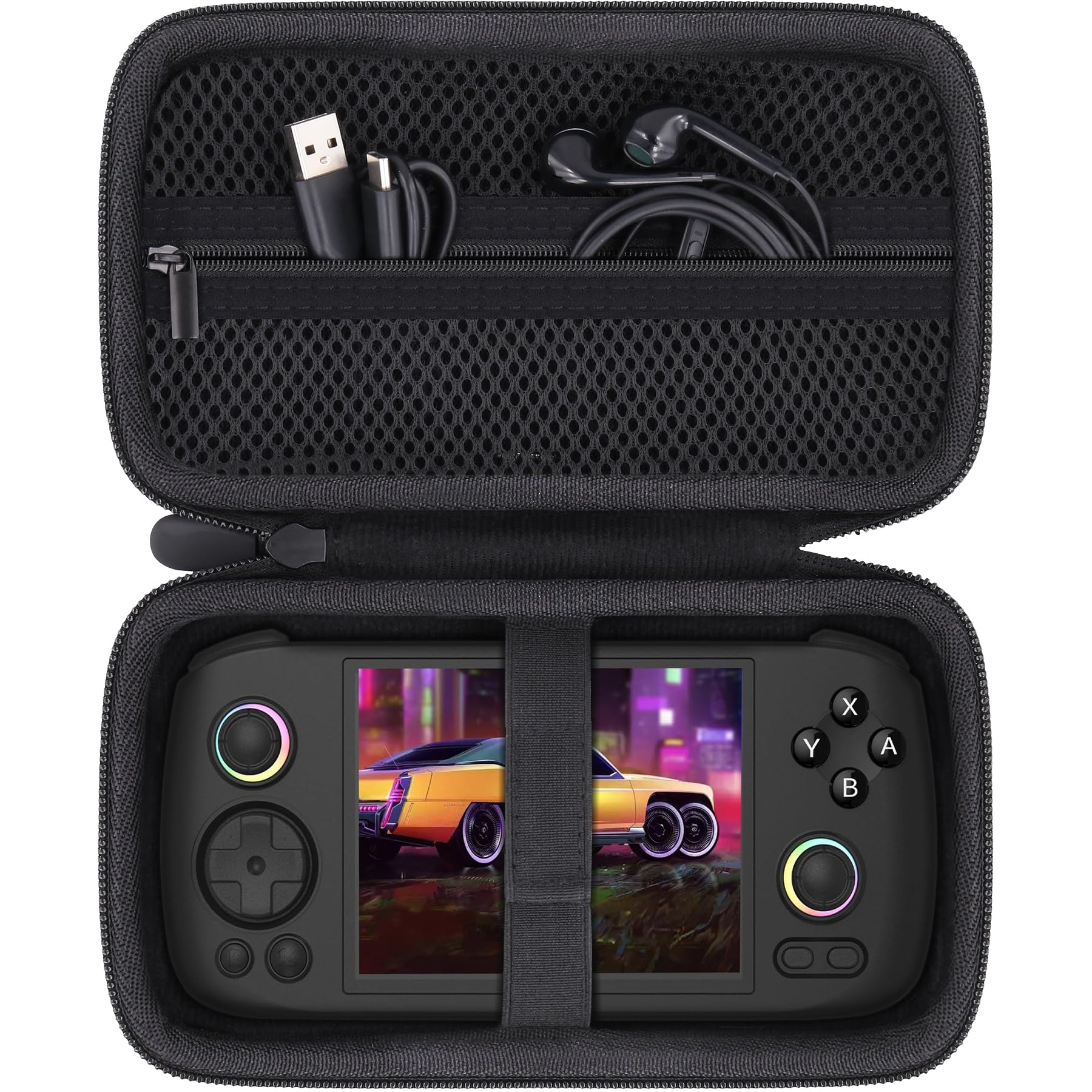 khanka Hard Travel Case for Anbernic RG406h Retro Handheld Game Console