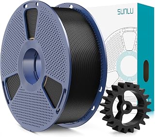 SUNLU Upgrade PLA+2.0 Filament, Next-Gen PLA+ 3D Printer Filament 1.75mm | Tougher and Stronger, High Speed PLA+ Filament, 1KG Spool, 2.0 pla+ Black