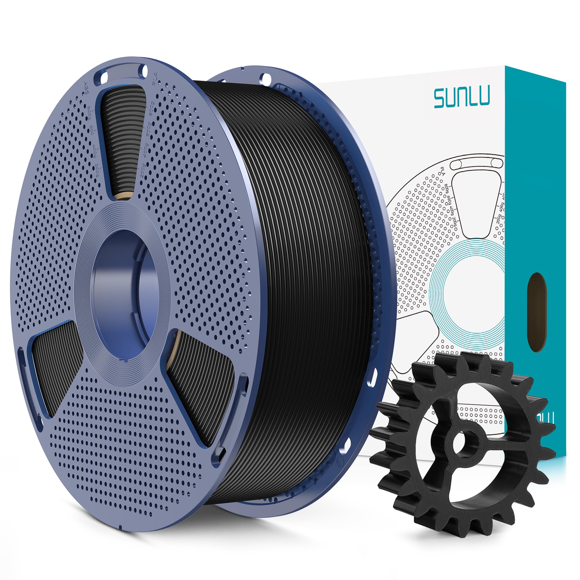 SUNLU Upgrade PLA+2.0 Filament, Next-Gen PLA+ 3D Printer Filament 1.75mm | Tough