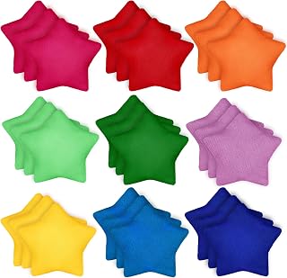 27PCS/36PCS Colorful Nylon Bean Bags Bean Bag Party Supplies | Colorful Nylon Bean Bags for Party Fun Halloween Carnival Activities Family Parties