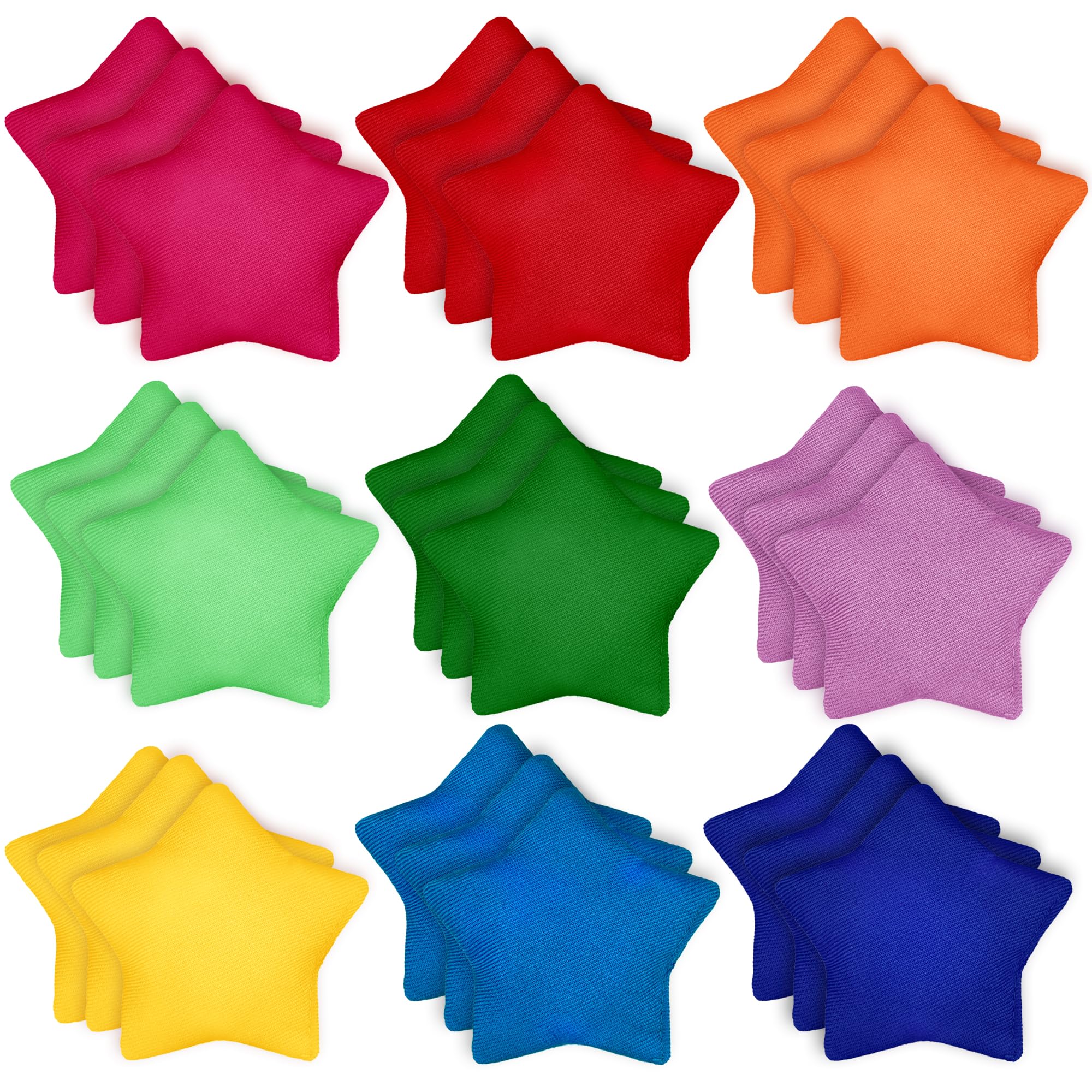 27PCS/36PCS Colorful Nylon Bean Bags Bean Bag Party Supplies | Colorful Nylon Be