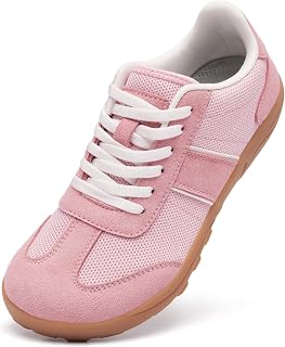 SILENTCARE Women's Barefoot Wide Toe Box Casual Shoes Minimalist Trail Running Sneakers Zero Drop Sole