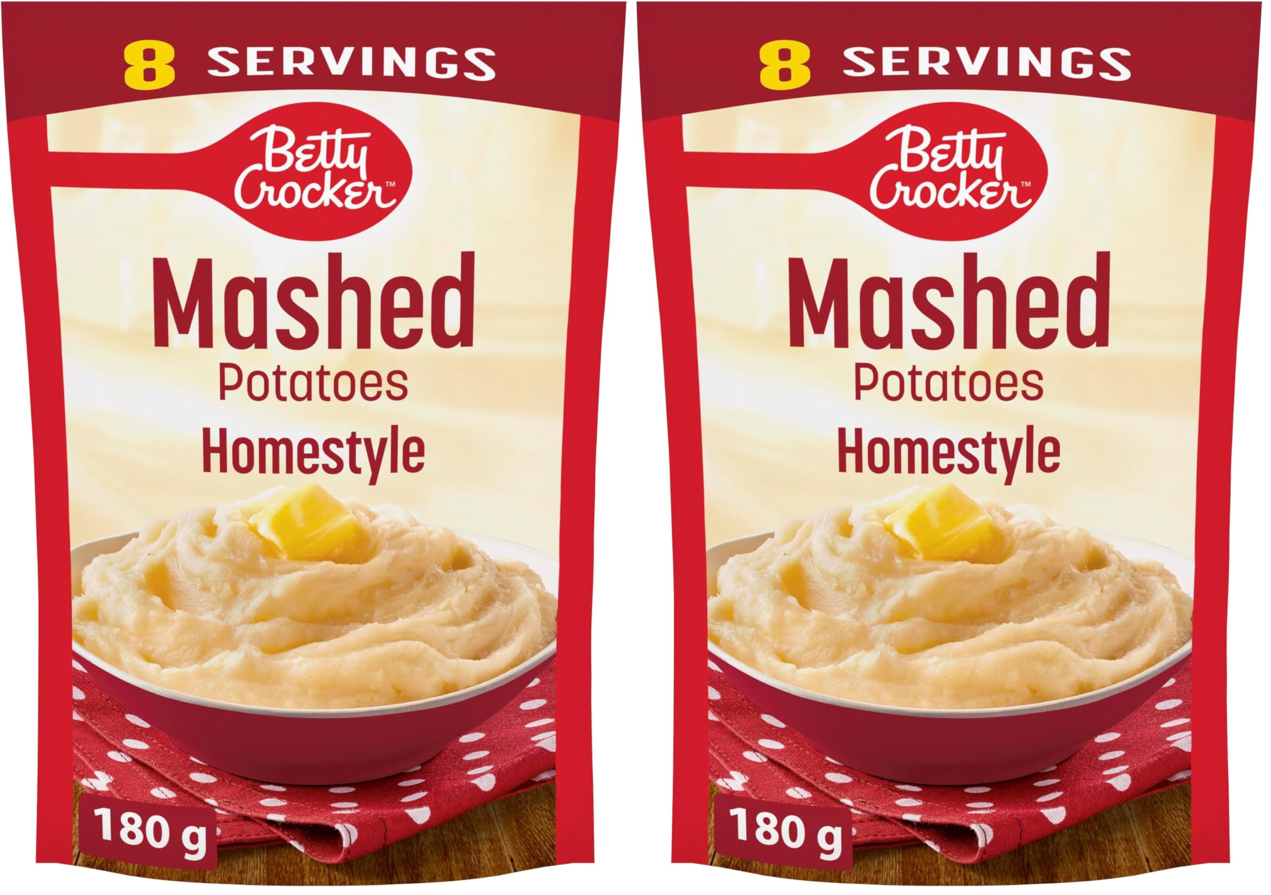 BETTY CROCKER Mashed Potatoes Homestyle Flavour, Made with Real Potatoes, 180 Gr