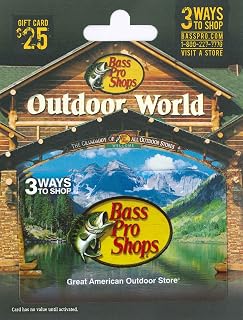Bass Pro Shops Physical Gift Card | Traditional - $25