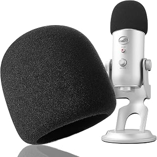 Blue Yeti Pop Filter Foam - Microphone Cover Foam for Blue Yeti, Yeti Pro Microphone to Reduce Noise, Yeti Mic Cover by YOUSHARES