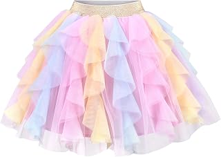 Sunny Fashion Girls Skirt Navy Blue Pearl Sparkling Stars Dancing Tutu 4-12 years