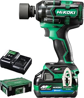 【Amazon.co.jp Exclusive】HiKOKI (HiKOKI) 36V Impact Wrench WR36DH First-time Repair Warranty Bluetooth-equipped Battery 1pc, Charger, System Case 2pcs Included Maximum Loosening Torque: 650 N・m Maximum
