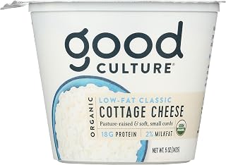Good Culture, Organic Low Fat Cottage Cheese - Classic 2%, 5.3 Ounce